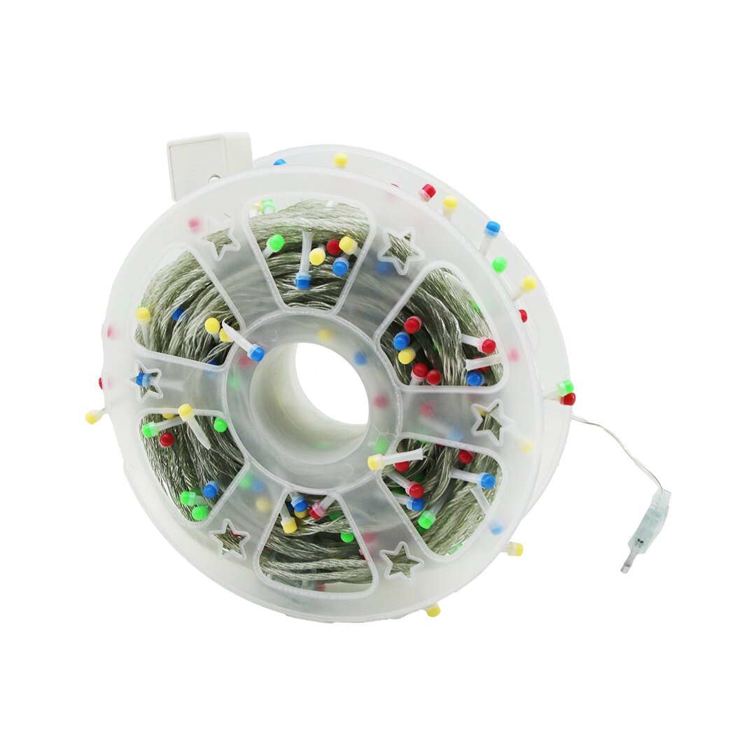 RGB - FARBIGES LED-STRIP 50M MIT STECKER - FUNKTIONAL - DEKOLEUCHTE (5563)