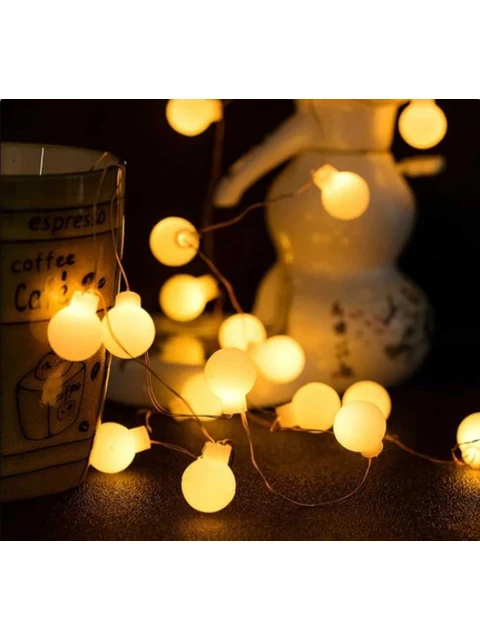 GÜN IŞIĞI - TOP 3MT FİŞLİ EKLEMELİ PERİ LED - DEKOR LAMBA (5563)