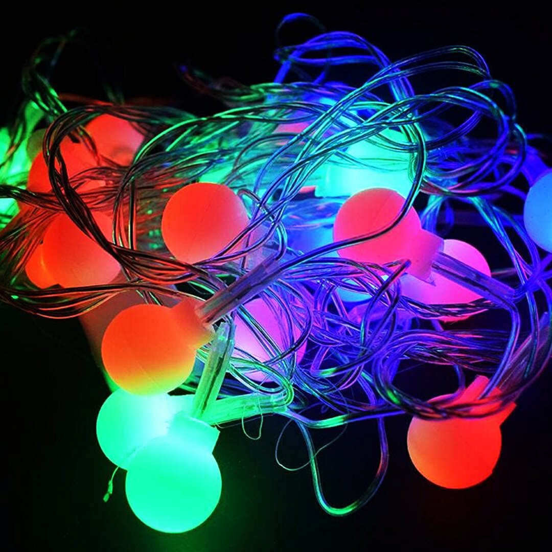 GÜN IŞIĞI - TOP 3MT PİLLİ 2 FONKSİYONLU PERİ LED - DEKOR LAMBA (5563)