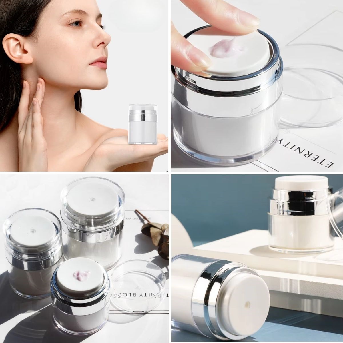 Air Pump Refillable Vacuum Cream Foundation Liquid Cosmetic