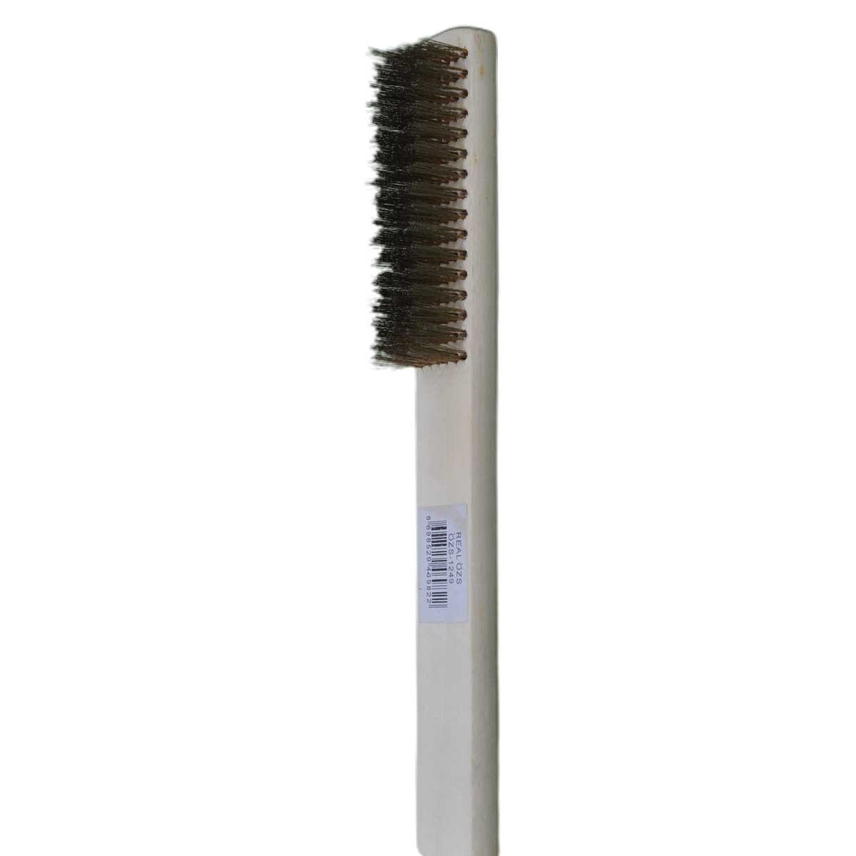 Metal Wire Brush Wooden Handle Rust Remover Cleaning Brush (5563) #2