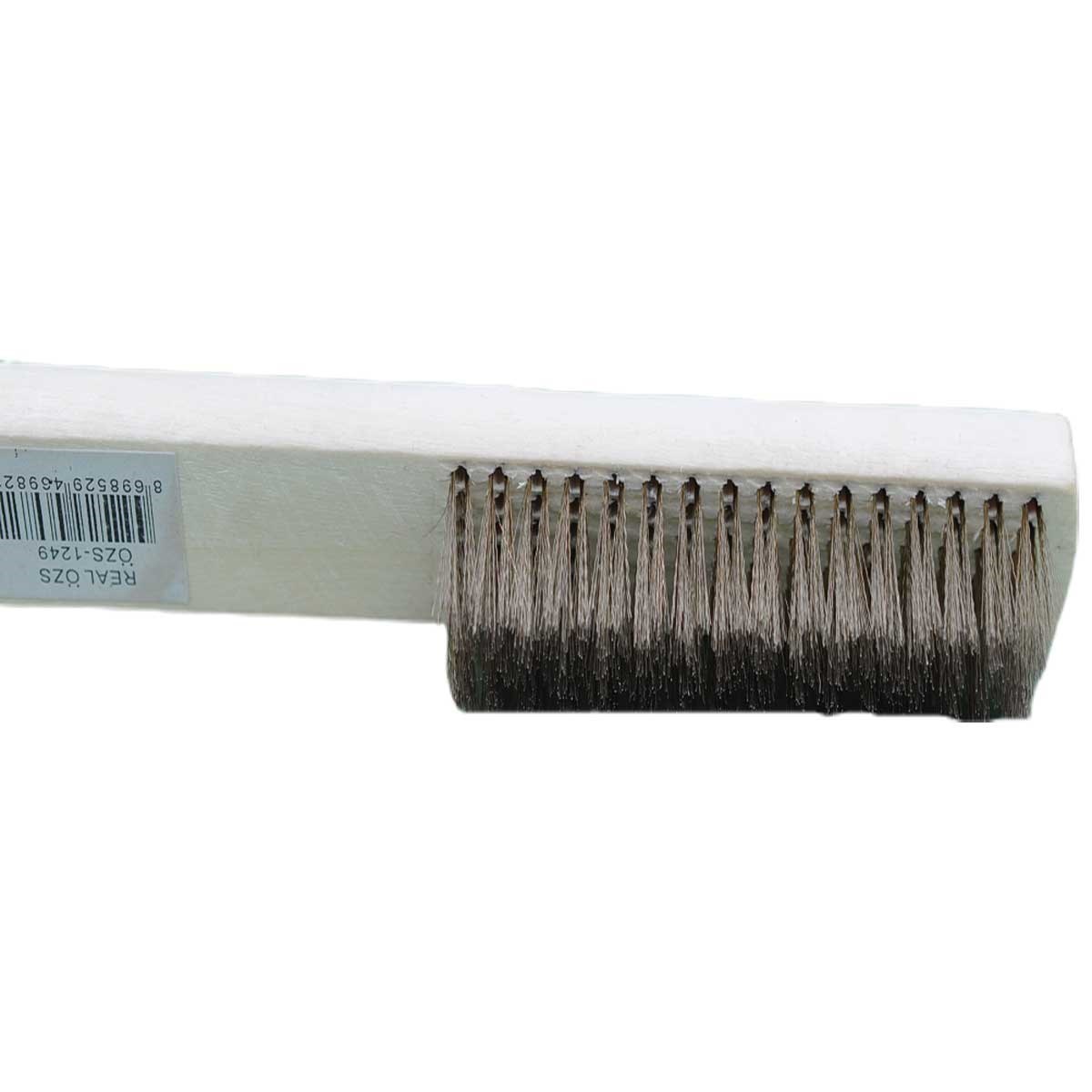 Metal Wire Brush Wooden Handle Rust Remover Cleaning Brush (5563) #3