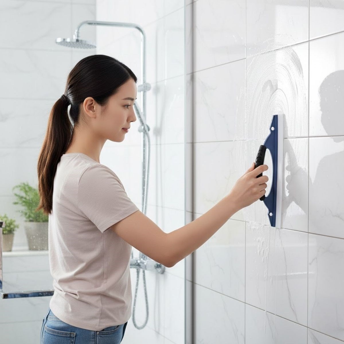 Multi-Purpose Glass Squeegee – Streak-Free Cleaning for Car Windows, Shower Doors, Tiles & Mirrors (5563) #3