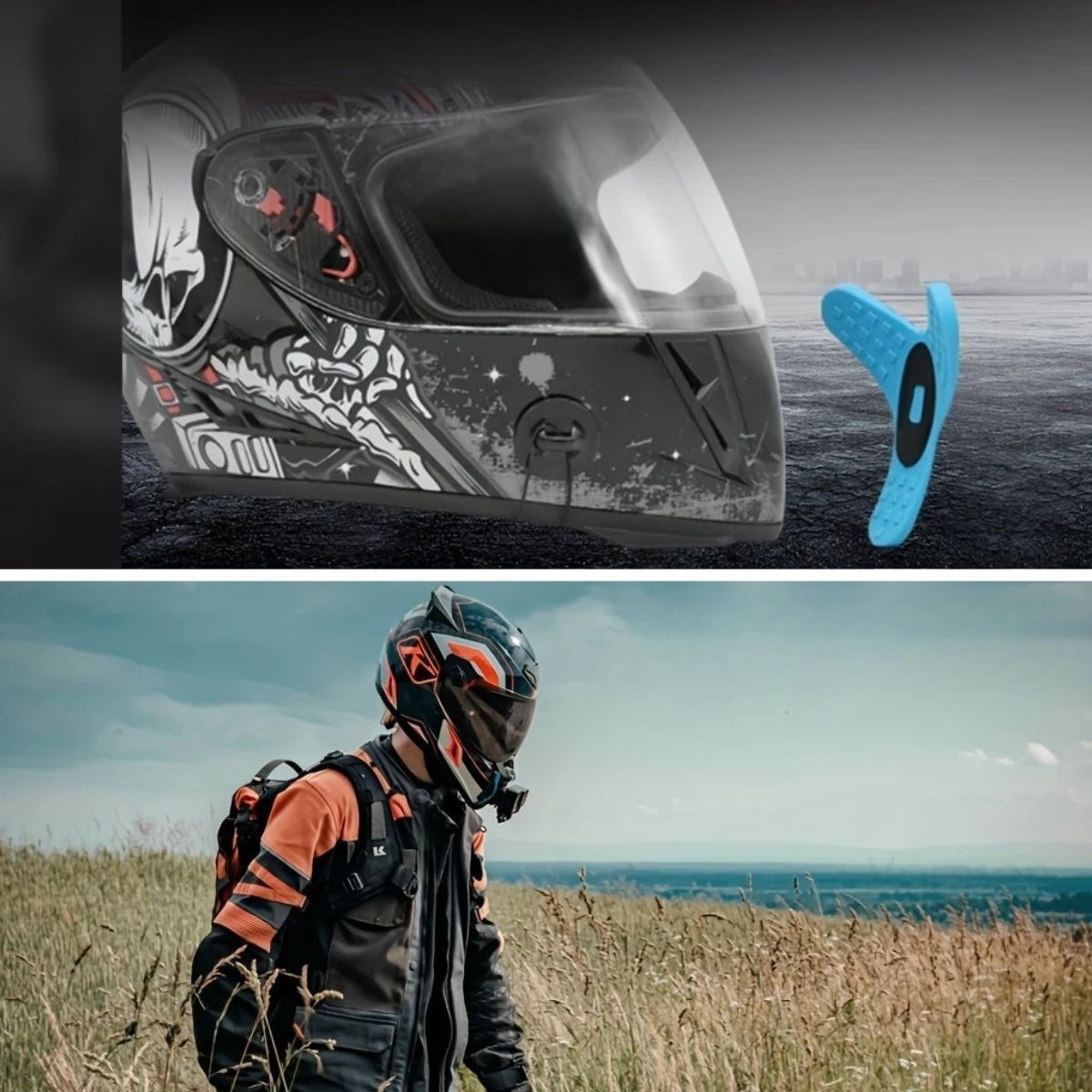 Motorcycle Helmet Phone Mount with Action Camera Adapter (5563) #2