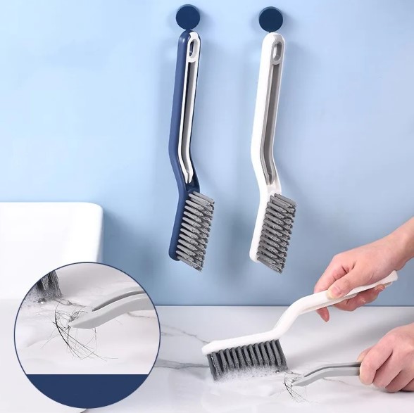 Bathroom Kitchen Cleaning Brush with Tweezers (5563)