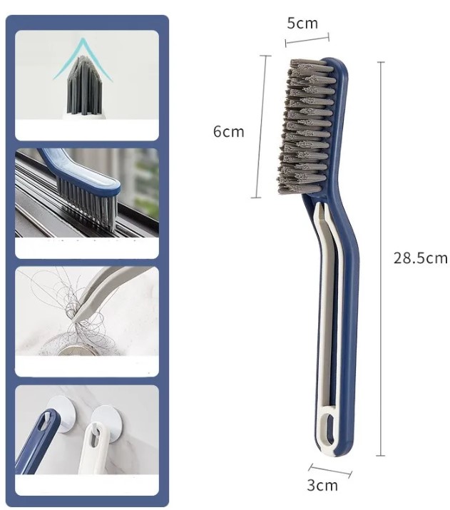 Bathroom Kitchen Cleaning Brush with Tweezers (5563) #2