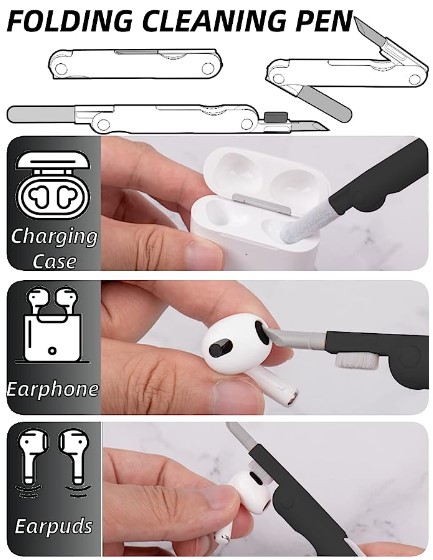 7-in-1 Multifunctional Airpods Keyboard Screen Headphone Cleaning Kit (5563) #4