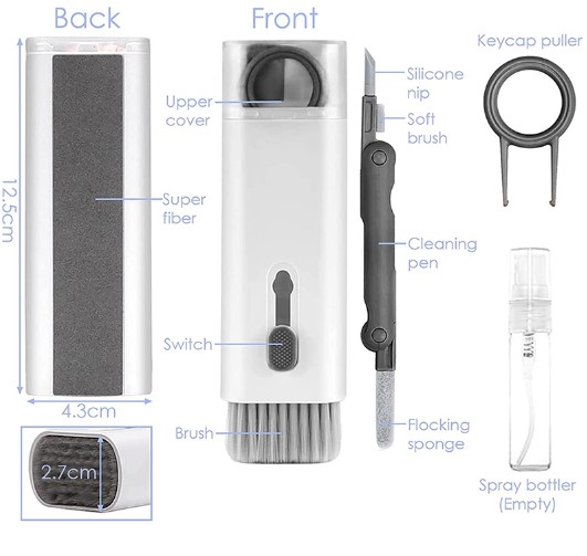 7-in-1 Multifunctional Airpods Keyboard Screen Headphone Cleaning Kit (5563) #5