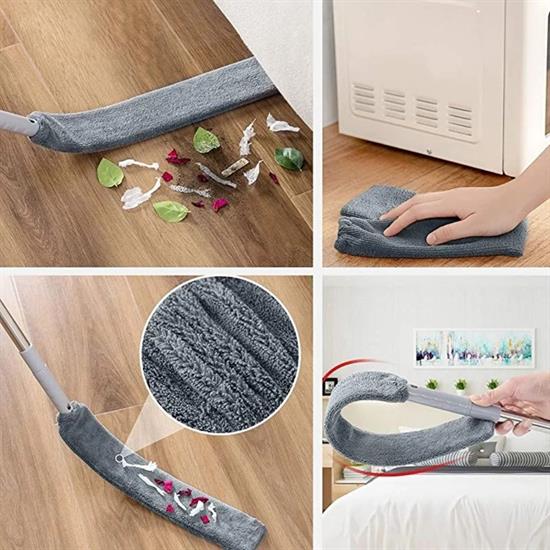 Telescopic 3-in-1 Mop Dust Duster Multi-Function Cleaning Set (5563) #4