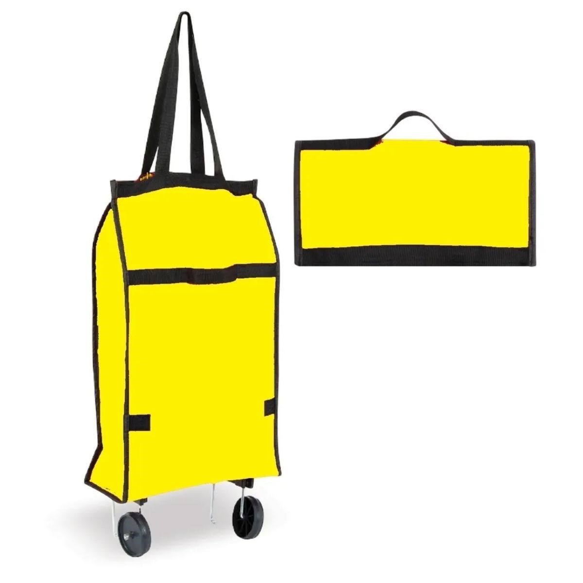 Foldable Wheeled Shopping Cart, Multi-Purpose Market Trolley Bag (5563) #4