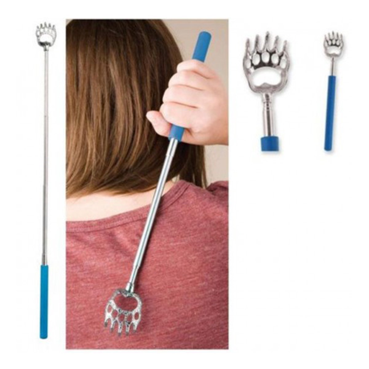 Practical Easy Telescopic Metal Back Scratcher Tool Attachment (5563) #2