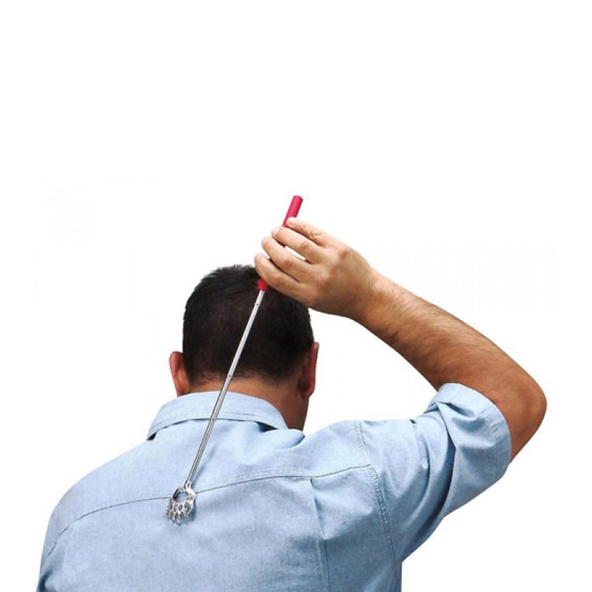 Practical Easy Telescopic Metal Back Scratcher Tool Attachment (5563) #3