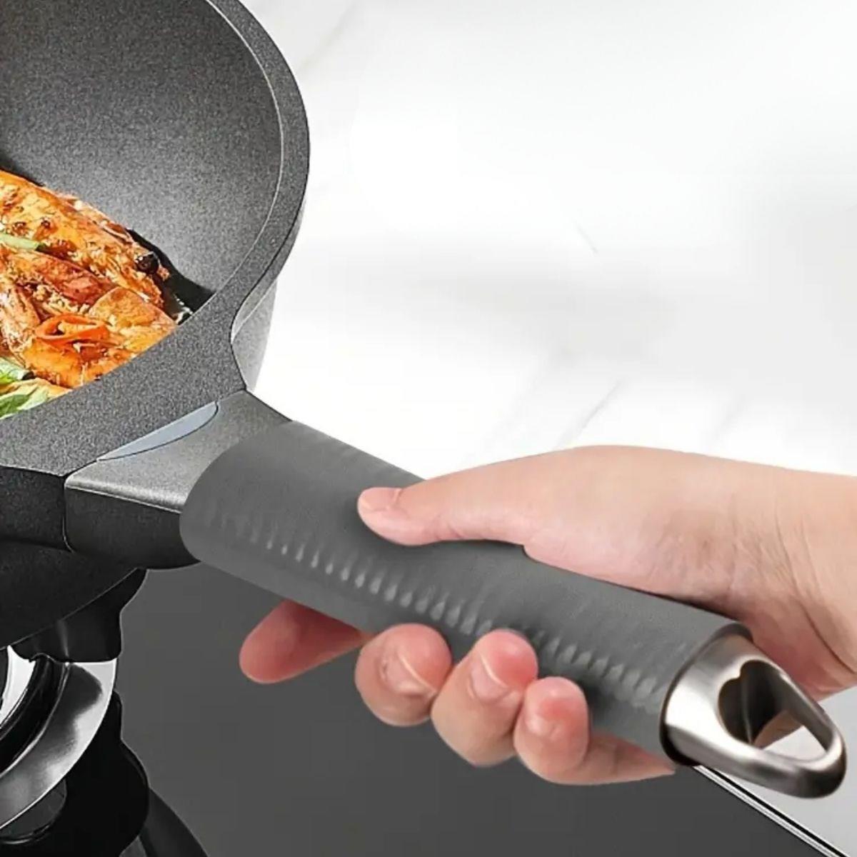 Hitzebeständiger Silikon-Topfgriffschutz, selbstschrumpfend, universell passend #3