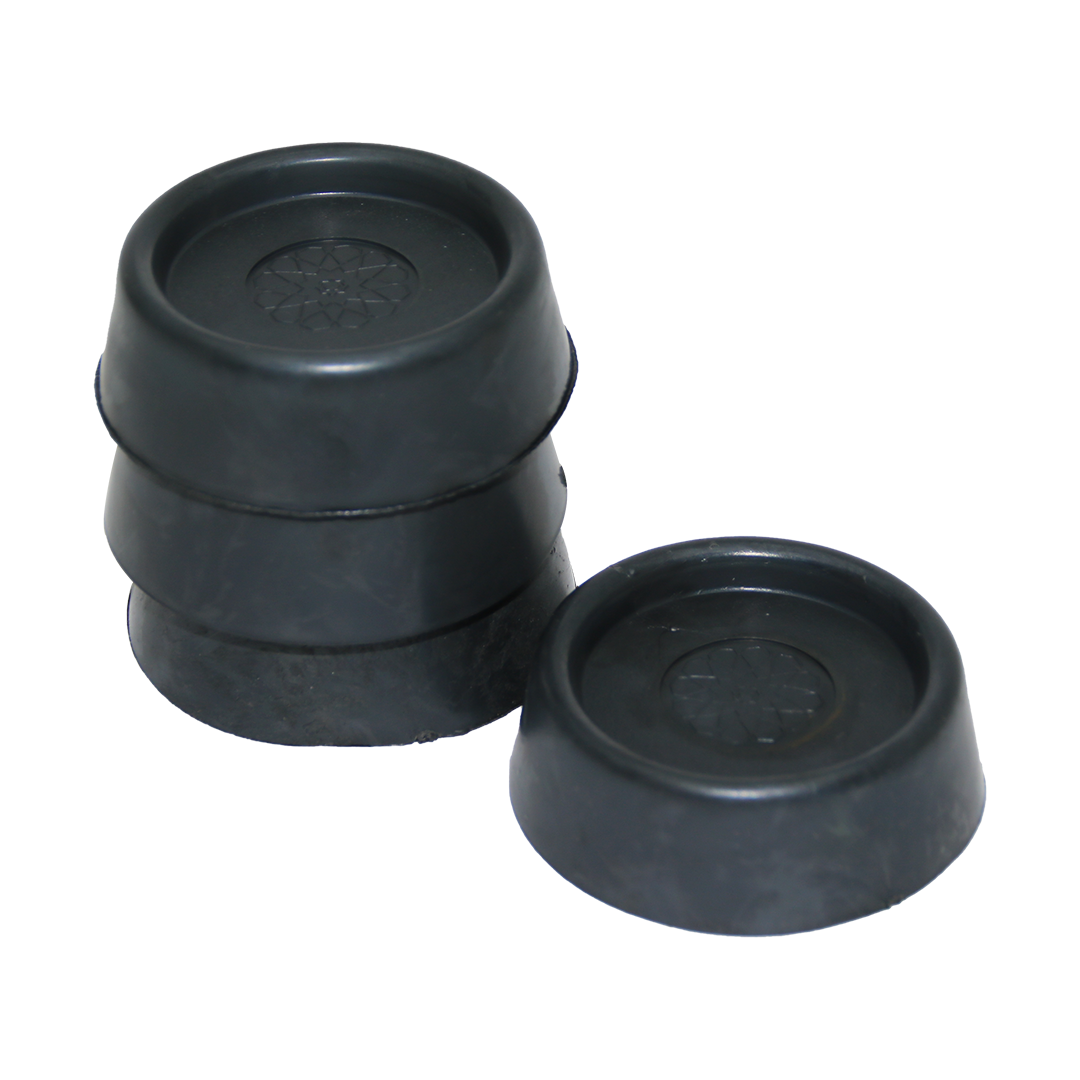 Black Washing Machine Vibration Damper Feet (5563)