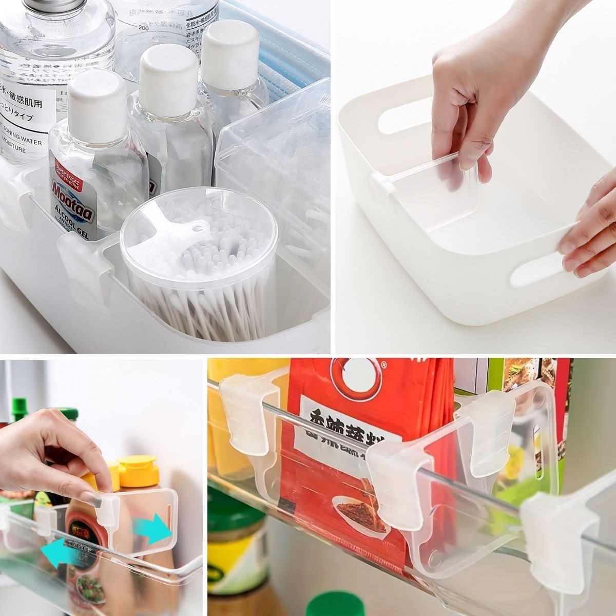 10&amp;apos;luŞeffaf Buzdolabı Yan Kapı Düzenleyici Buzdolabı Dolap İçi Bölümleyici Aparatlar (5563) #3