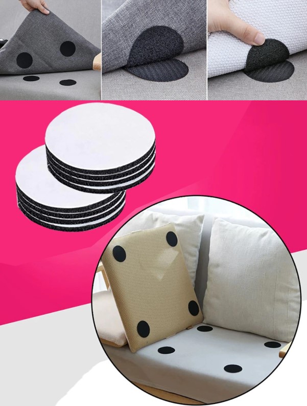 Rug Non-Slip Velcro Strips 10 Set (5563) #3