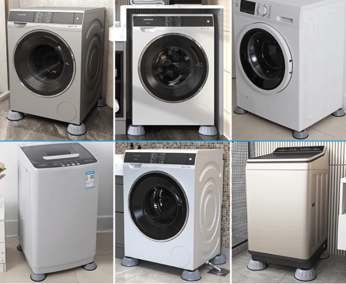 Washing Machine Vibration Stopper Pads GREY 4-Piece Set (5563) #2