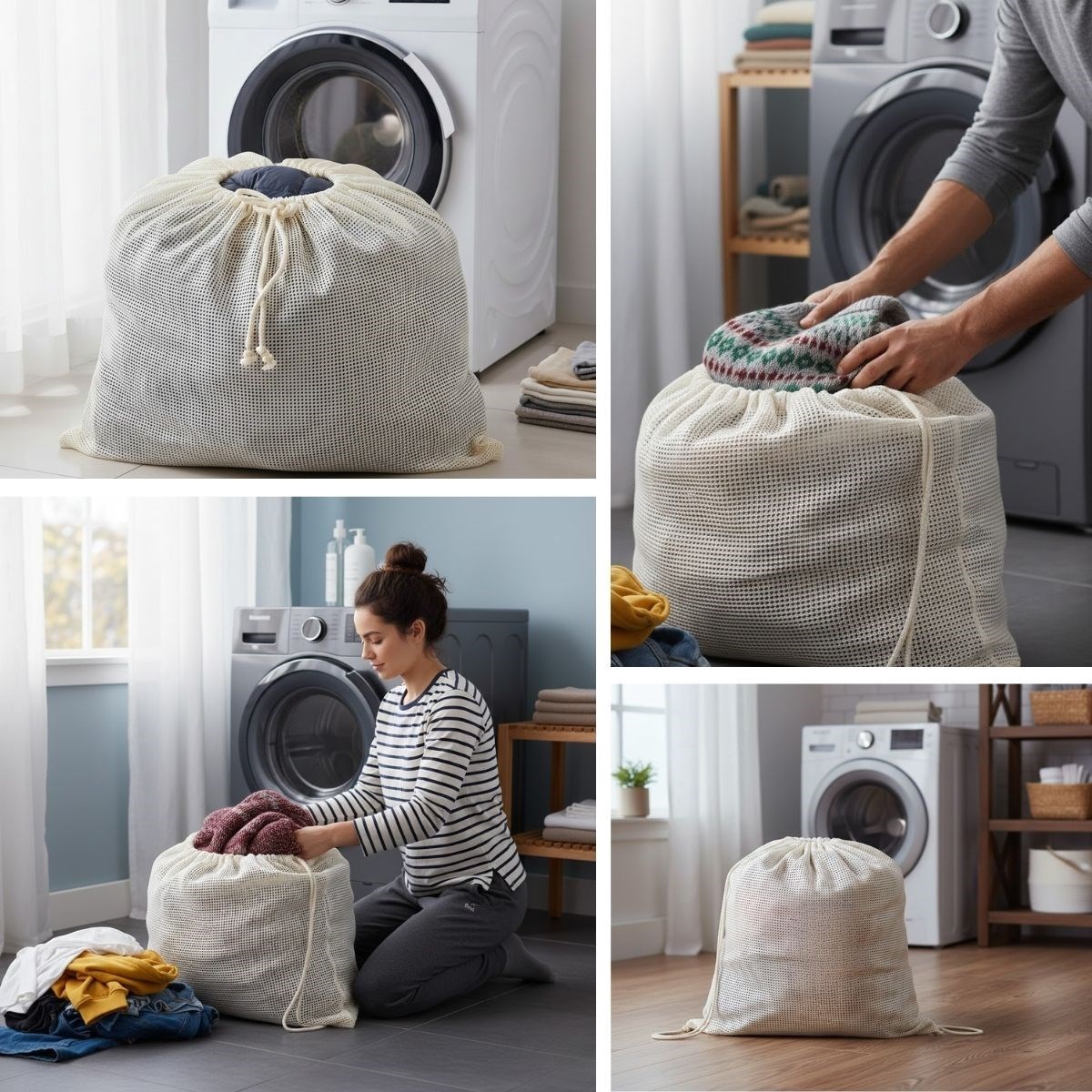 Battal Boy 120x150 cm Coat & Curtain Wash Mesh Bag – Extra Large #2