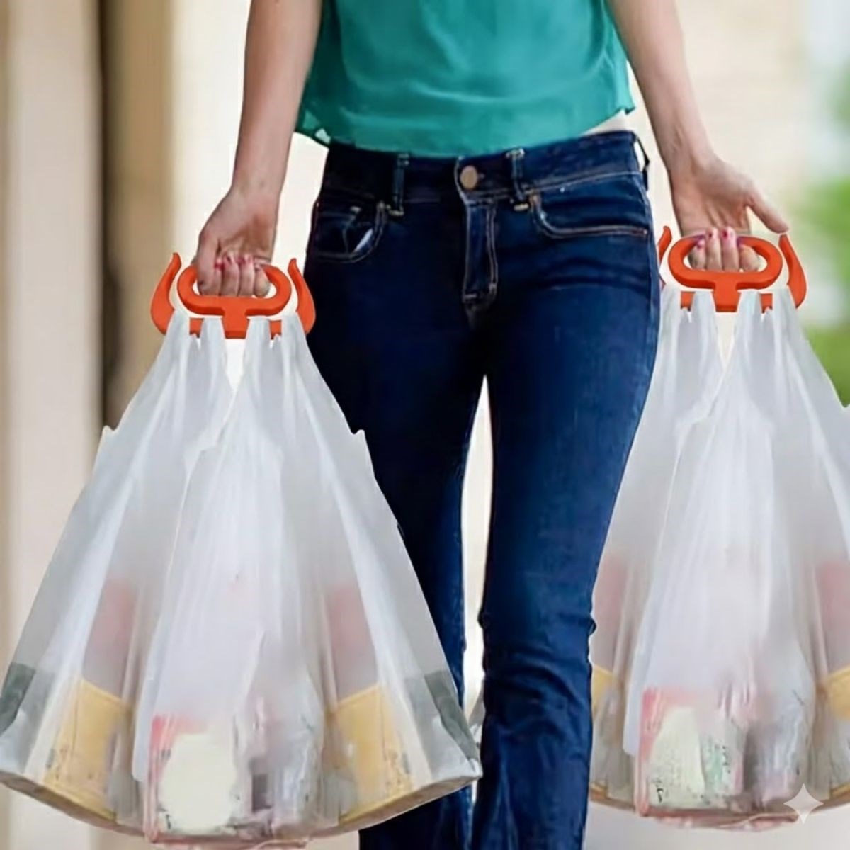 Ergonomic Bag Carrier Handle – Heavy Load Support, Non-Cutting Grip #3