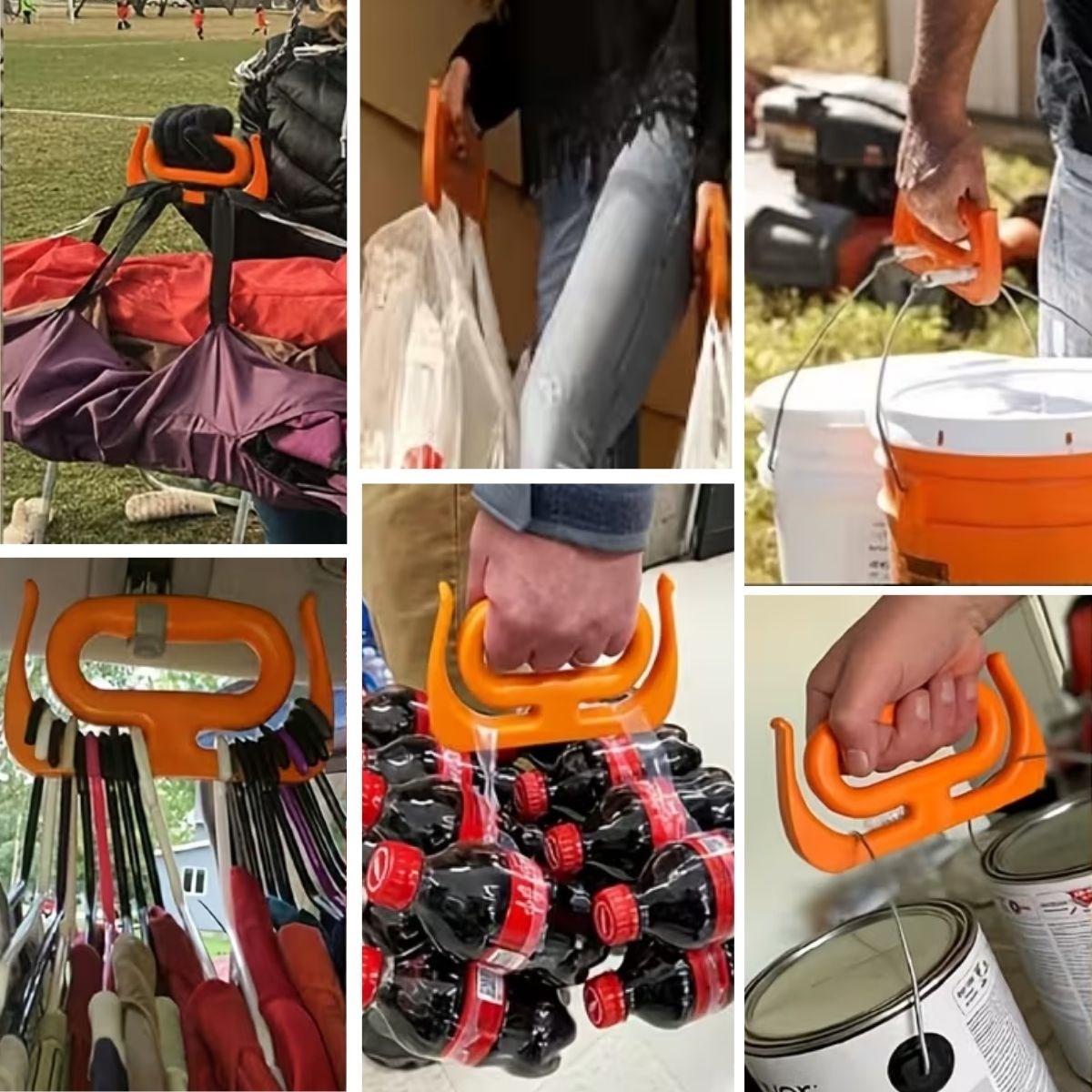 Ergonomic Bag Carrier Handle – Heavy Load Support, Non-Cutting Grip #4