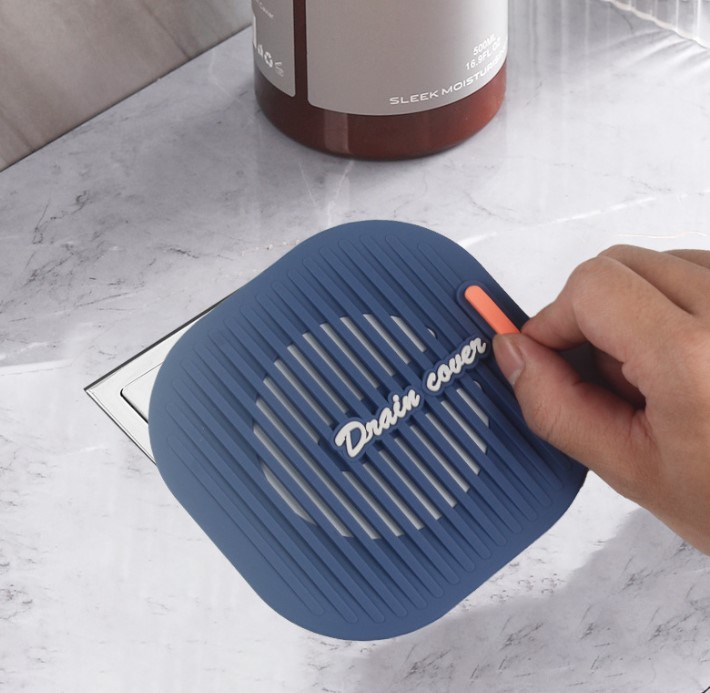 Filtered Sink Drain Protector Mat Gray (5563)