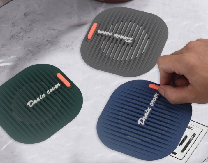 Filtered Sink Drain Protector Mat Gray (5563) #4