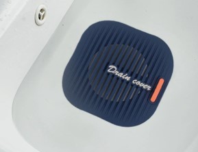 Filtered Sink Drain Protector Mat Gray (5563) #5