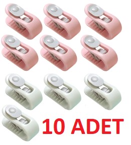 Bed Sheet Fastening Clips with Grips 10 Pack (5563)