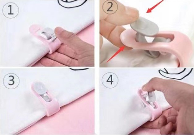 Bed Sheet Fastening Clips with Grips 10 Pack (5563) #2