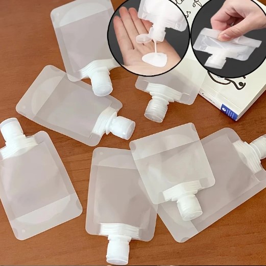 3-Pack 100ml Refillable Cream Shampoo Containers Set (5563)