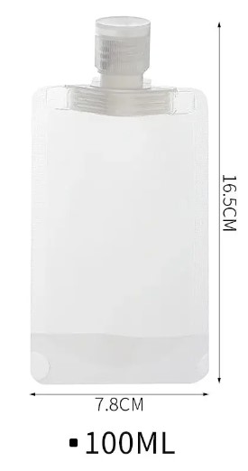 3-Pack 100ml Refillable Cream Shampoo Containers Set (5563) #4