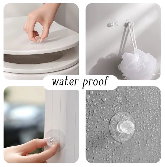 Large Multipurpose Adhesive Crystal Handle Grip 4-Pack (5563) #2