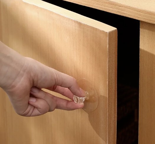 Large Multipurpose Adhesive Crystal Handle Grip 4-Pack (5563) #4