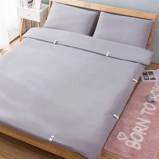 4-Pack Pinless Quilt Sheet and Curtain Holder Clips Anti-Slip Cover Organizer (5563) #2