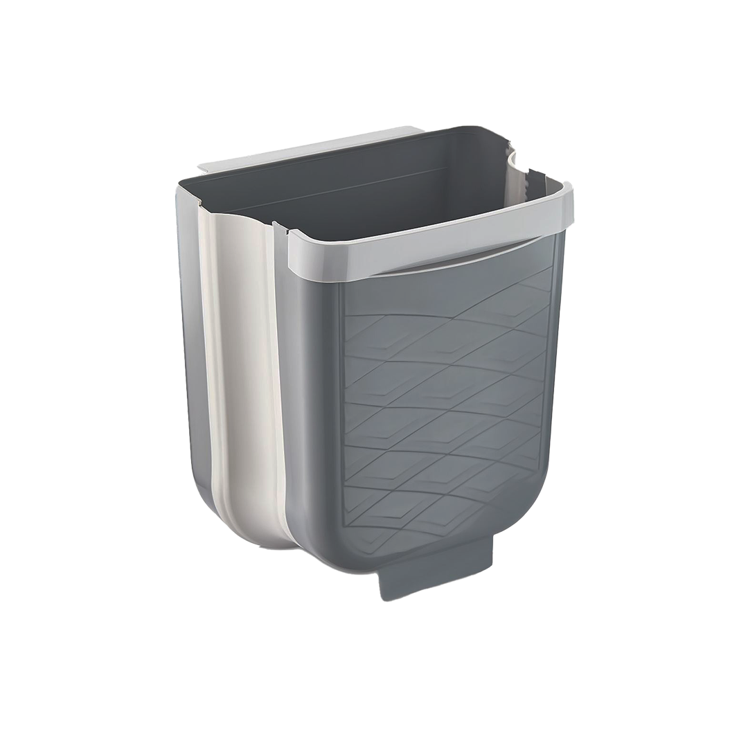 Grey Foldable Kitchen Waste Bin 6L (5563)