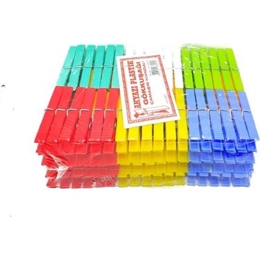 Plastic Rainbow Clips 144 Pieces (5563)