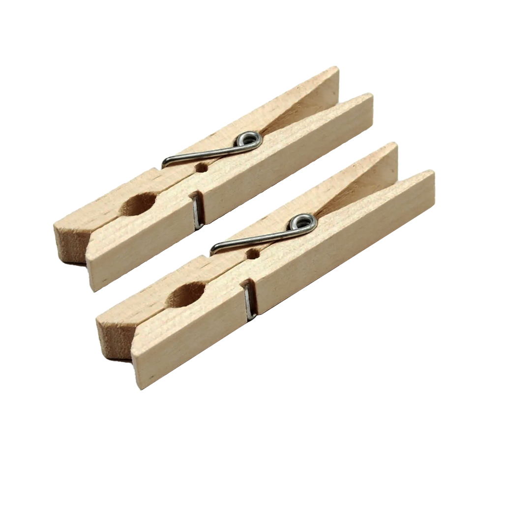Wooden Clothespins 24 Pieces (5563)