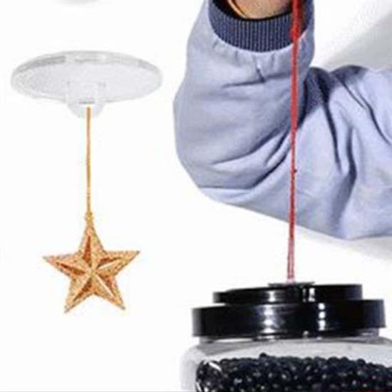 20 Adet Şeffaf Yuvarlak 3 Cm Çaplı Güçlü Disk Yapışkanlar (5563) #4