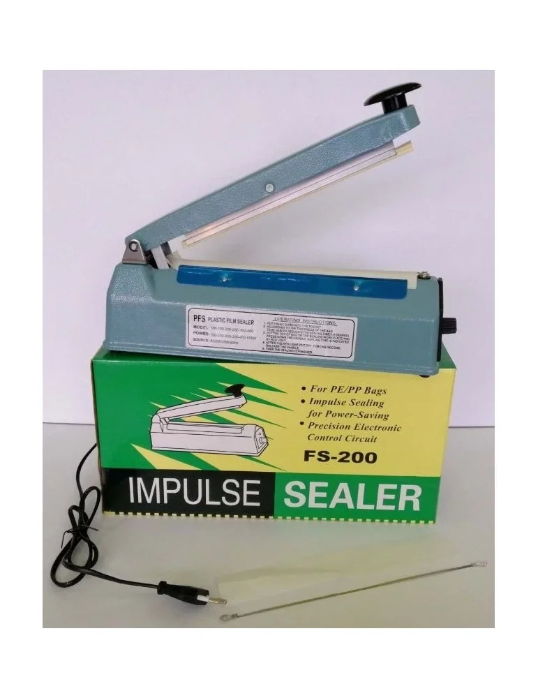 20Cm  Metal Gövde Poşet Ağzı Yapıştırma Kapatma Makinası FS-200 (5563) #3