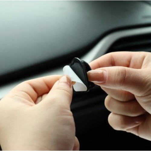 Siyah Çok Amaçlı Yapışkanlı Kanca 10 lu (5563) #4