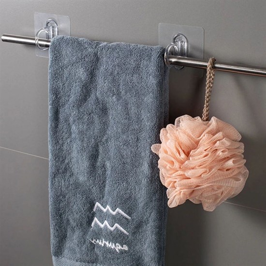 Süper Yapışkanlı Çok Amaçlı Cember Askı 2 Adet (5563) #2