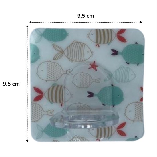 Süper Yapışkanlı Çok Amaçlı Cember Askı 2 Adet (5563) #5