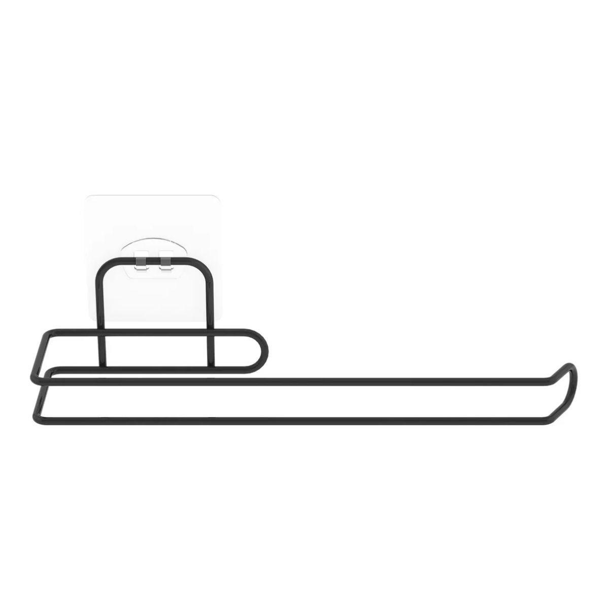 Kendiliğinden Yapışkanlı Krom Paslanmaz Metal Havlu Kağıtlık Aparatı (5563) #3