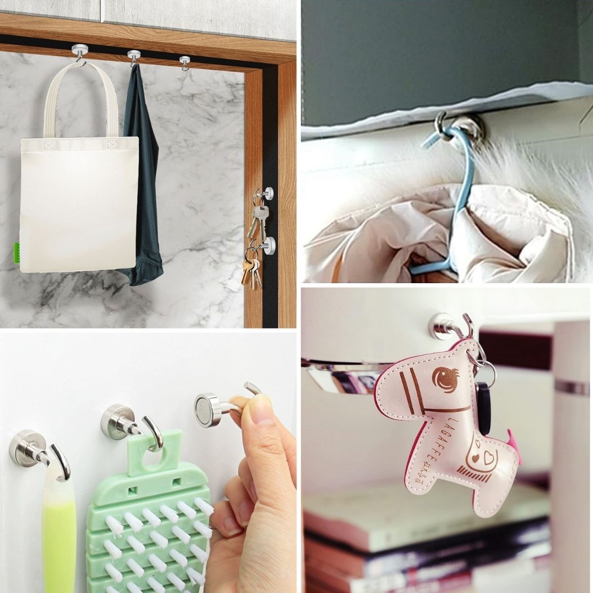 Güçlü Manyetik Mutfak,Banyolar İçin Çok Amaçlı 2&amp;apos;li Magnet Askı (5563) #5