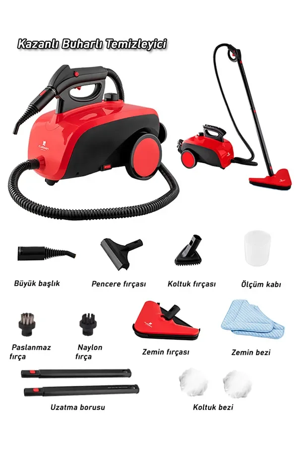 Classen Smart Çok Fonksiyonlu Güçlü Buharlı Temizleyici Makinesi (5563) #2