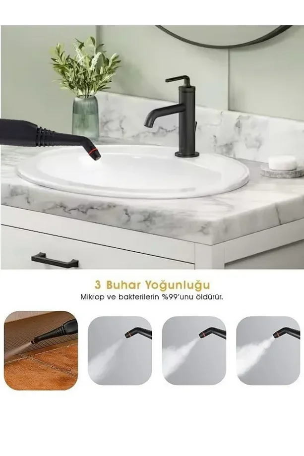 Classen Smart Çok Fonksiyonlu Güçlü Buharlı Temizleyici Makinesi (5563) #5