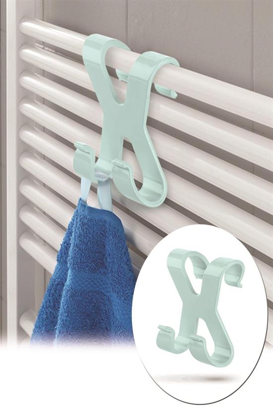 Mutfak Banyo Dolap Kapağına Takılan Meta Havlu Askılığı Aparatı (5563) #4