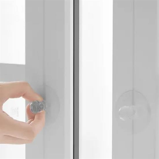 2 Adet Kristal Kendiliğinden Güçlü Yapışkanlı Kulp Askısı Tutma Kolu (5563) #4