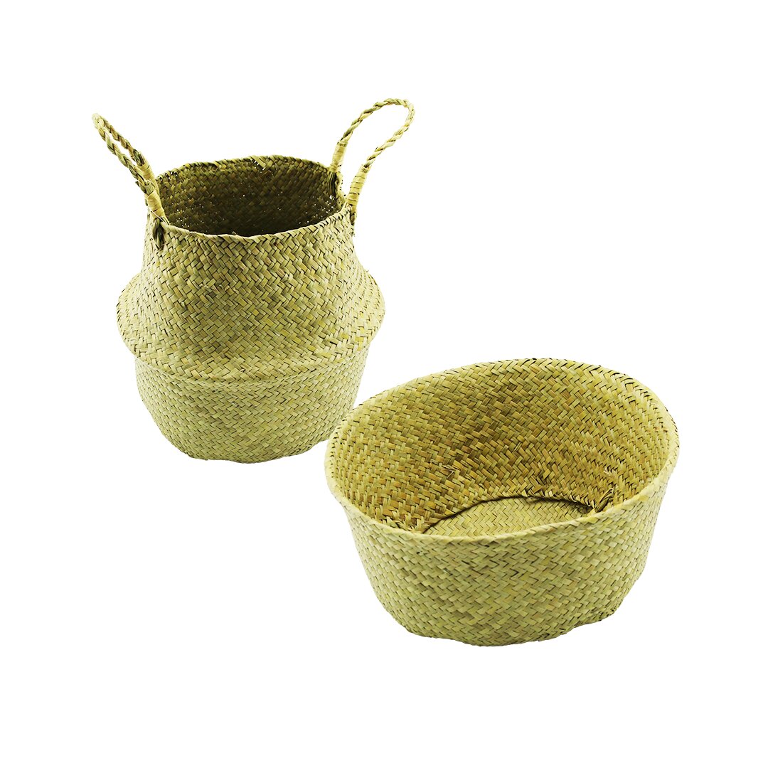 2IN1: Handled & Handleless Woven Organizer Basket (5563)