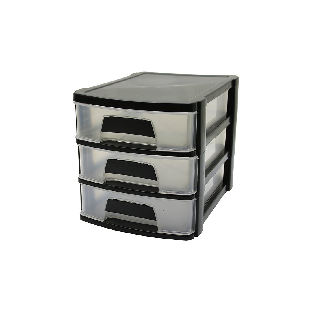 TONTON - NO:2 DRAWER 3-TIER 18.5X27X20CM (5563)